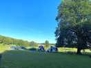View across the campsite