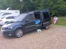 Our converted caddy on their lovely pitch
