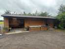 The barn. washing machine/dryer, plugs etc