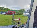 Looking out from our tent.
