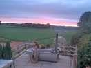 Sun setting