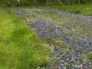 The “hardstanding” area totally uneven