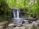 Waterfall a 5 minute walk away
