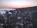 Coucher du soleil vu du camping