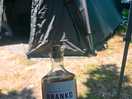 Serbian rakija made her way to italy, and to this most amazing lake and camp!