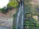 Waterfall on the beach, need to use neighbouring sites parking £4 all day and walkway down.