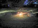 Evening firelight