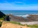 View from south west coast path from widemouth to bude