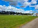 Spacious well kept grass pitch with electric hook up