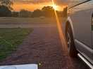 Sit and watch the sunset from your pitch