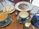 Gorgeous mushroom soup in glenforsa cafe