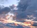 Beautiful sky in the evening.