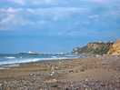View of beach walk to cromer
