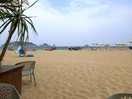 The nearby beach. lovely white sands and very clean.