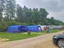 Tents with electric hookup