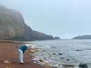 Saltwick bay - the closest beach from the site.