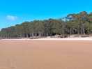 Beach outside campsite