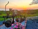 Amazing sunsets from the site