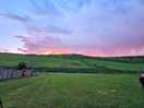Morning after the hotest day, a little rumble of thunder but look at that view.