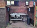 Dish washing area