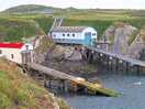 St justinians lifeboat station new and old
