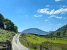 View of snowdon from the campsite entrance