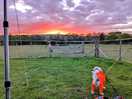 Stunning sun set