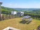 View from caravan garden
