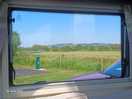 View from caravan window