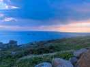 Lands end looking toward longships lighthouse