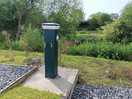 Pitch bollard with light, water and electric