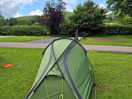 Non electric pitch near picnic and child's play area