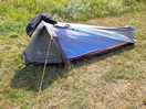 1 man tent after 50mile bike ride