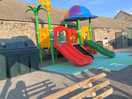 Small play area in the courtyard