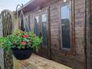 Lovely rustic external cladding of toilet block