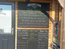 Notice board.
