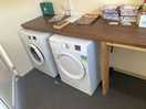 Side room washer / dryer . lots of leaflets on things to do in area