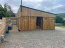Entrance to gents toilets and showers and washing up area that leads to ladies area