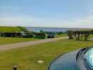 A view from our pitch across to chesil beach
