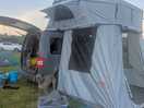 Our camping set up on site.
