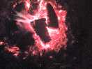Glowing embers