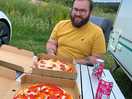 Enjoying pizza completely made to order including dietary requirements.