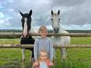 Chatting to the ponies