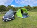 Our tent pitch. non electric.