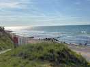 Opposite side of the beach.