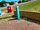 Super plot with all services for motorhome.