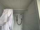 Dumped shower gel bottle been there a while by the looks of it. although heated it smells musty,