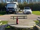 Each plot has its own picnic table and chairs