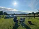 Beautiful sunshine barbecue and peace