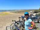 Local bike ride to next beach along. the tide is out